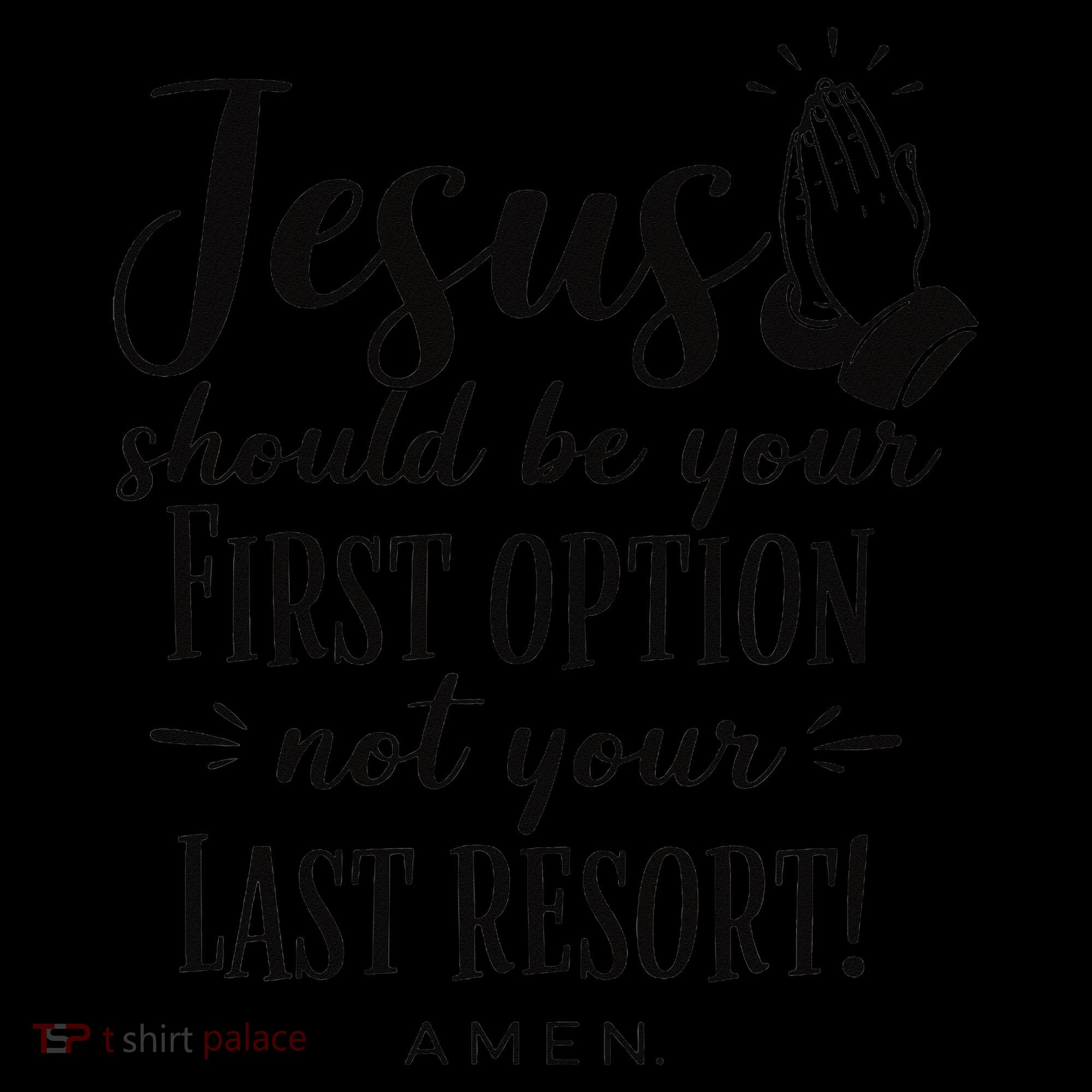 Jesus Should Be Your First Option Not Your Last Resort Women's Hoodie