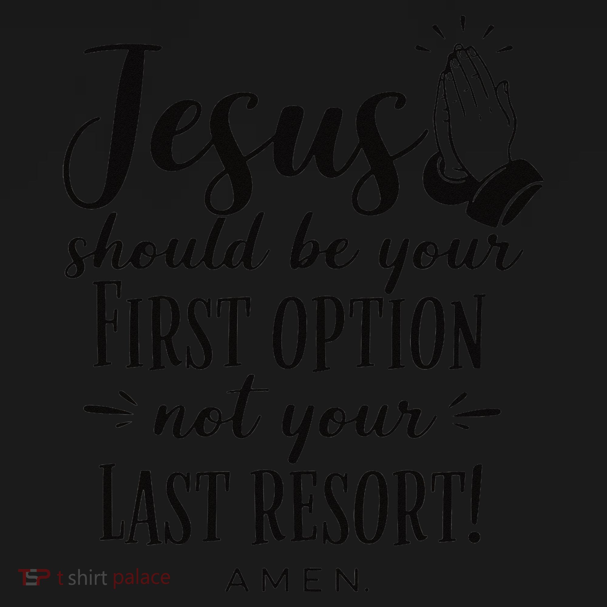 Jesus Should Be Your First Option Not Your Last Resort Baby Bodysuit