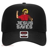 Jesus Saves Baseball God Sports Christian Hat thumb 0