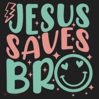 Jesus Saves Bro Retro Christian Religious Beanie thumb 2