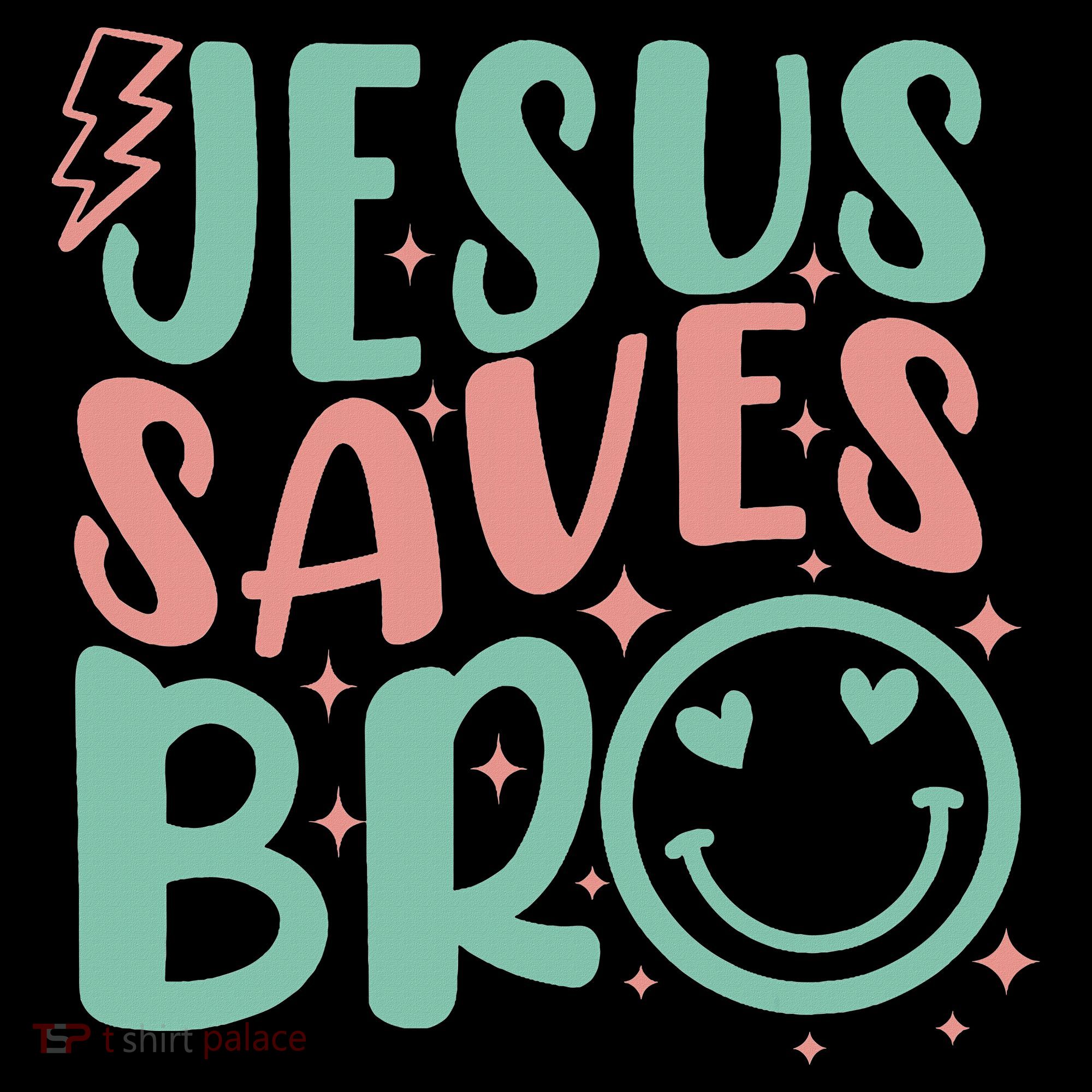 Jesus Saves Bro Retro Christian Religious Women's Hoodie