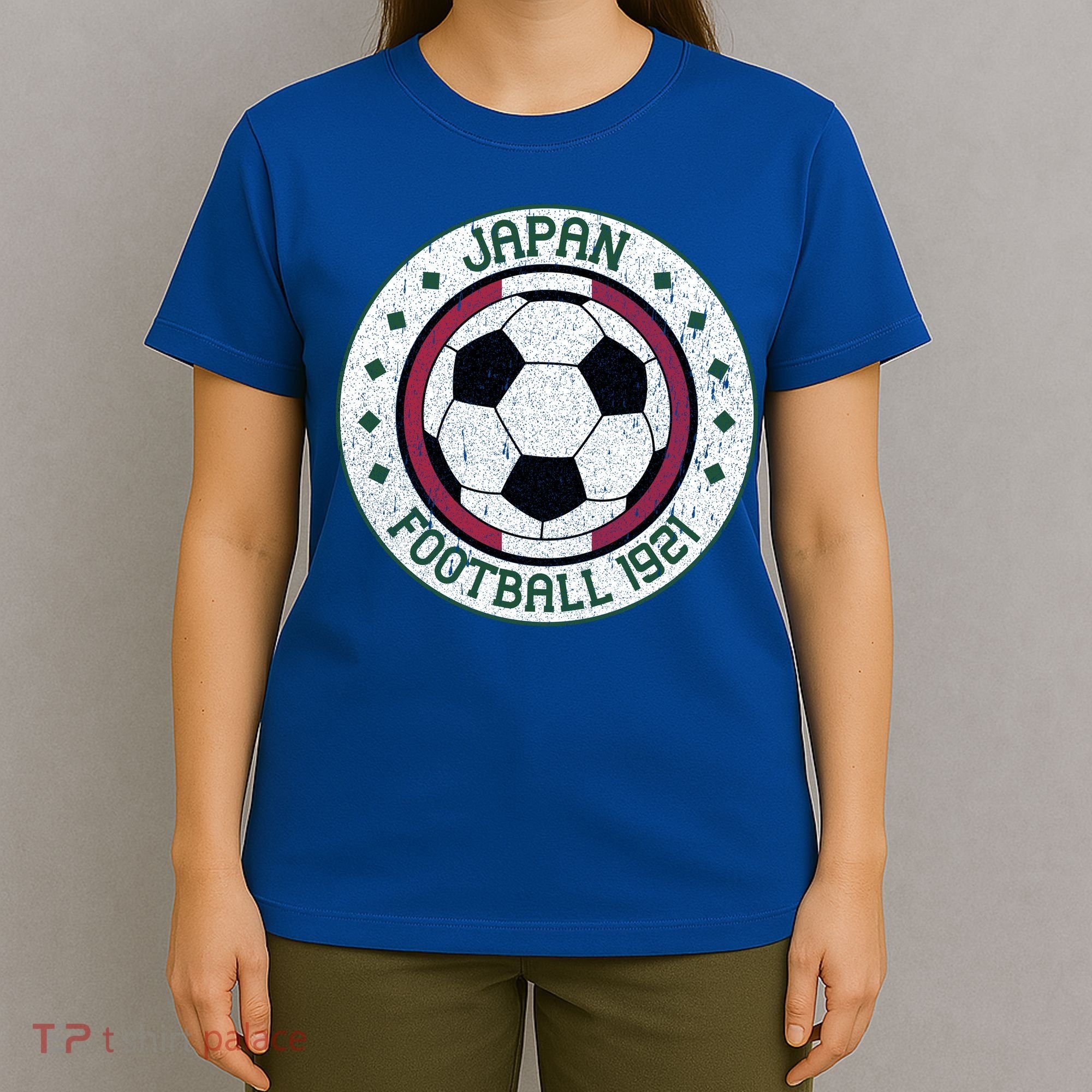 Japan Soccer Ball Vintage Football Emblem T-Shirt