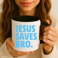 Jesus Saves Bro Coffee Mug thumb 3