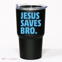 Jesus Saves Bro Tumbler thumb 0