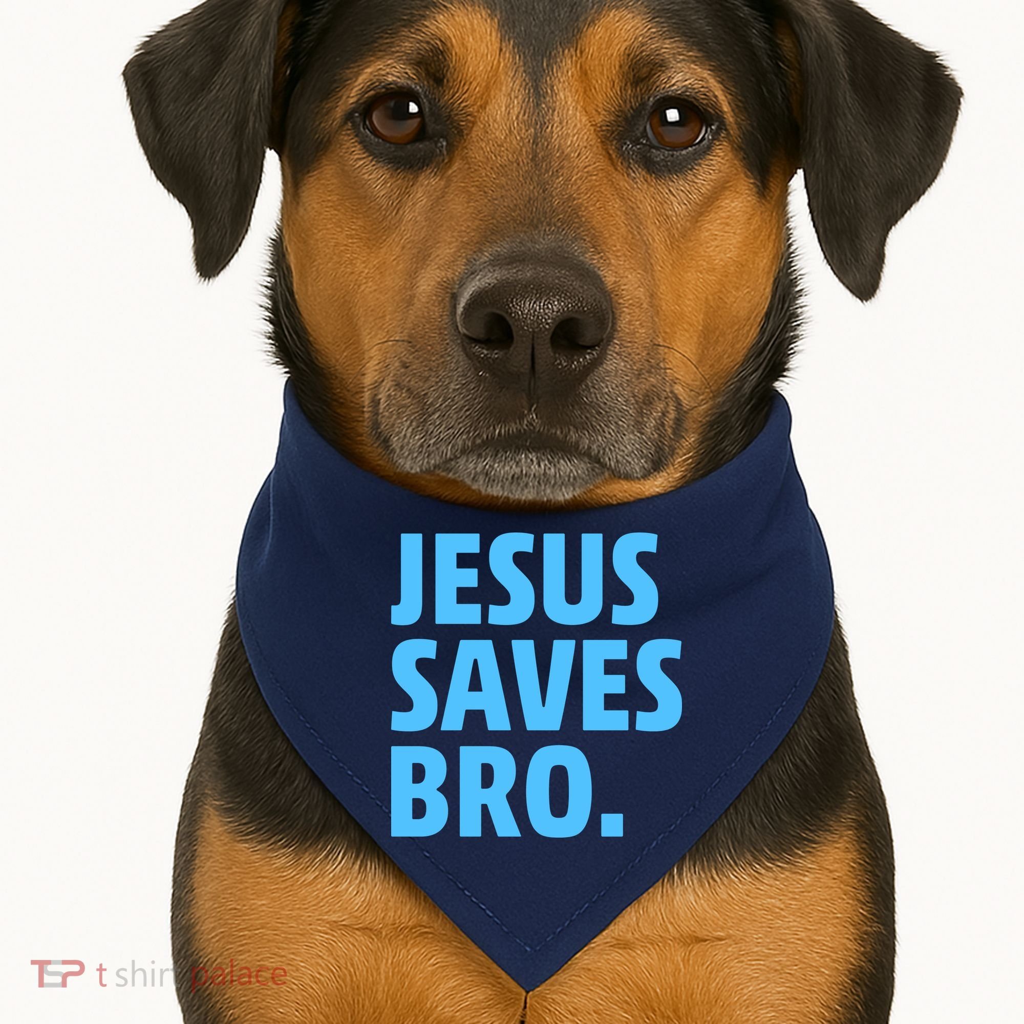 Jesus Saves Bro USA-Made Doggie Bandana