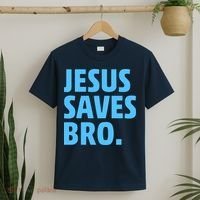 Jesus Saves Bro T-Shirt thumb 2