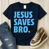 Jesus Saves Bro Women's T-Shirt thumb 3