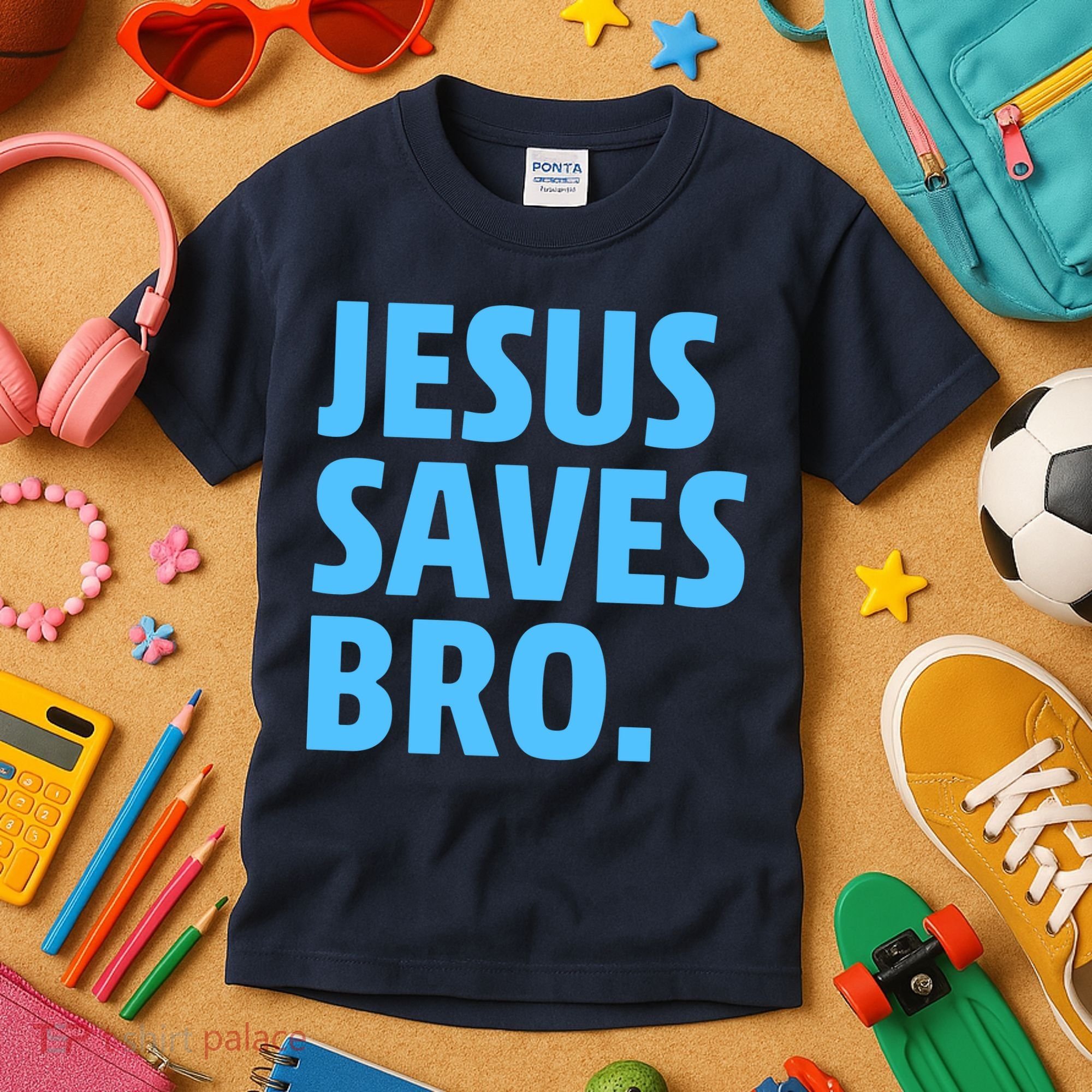Jesus Saves Bro Kids T-Shirt