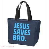 Jesus Saves Bro Tote Bag thumb 3