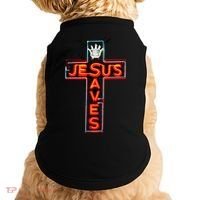 JESUS SAVES Classic Cotton Doggie Tank thumb 0