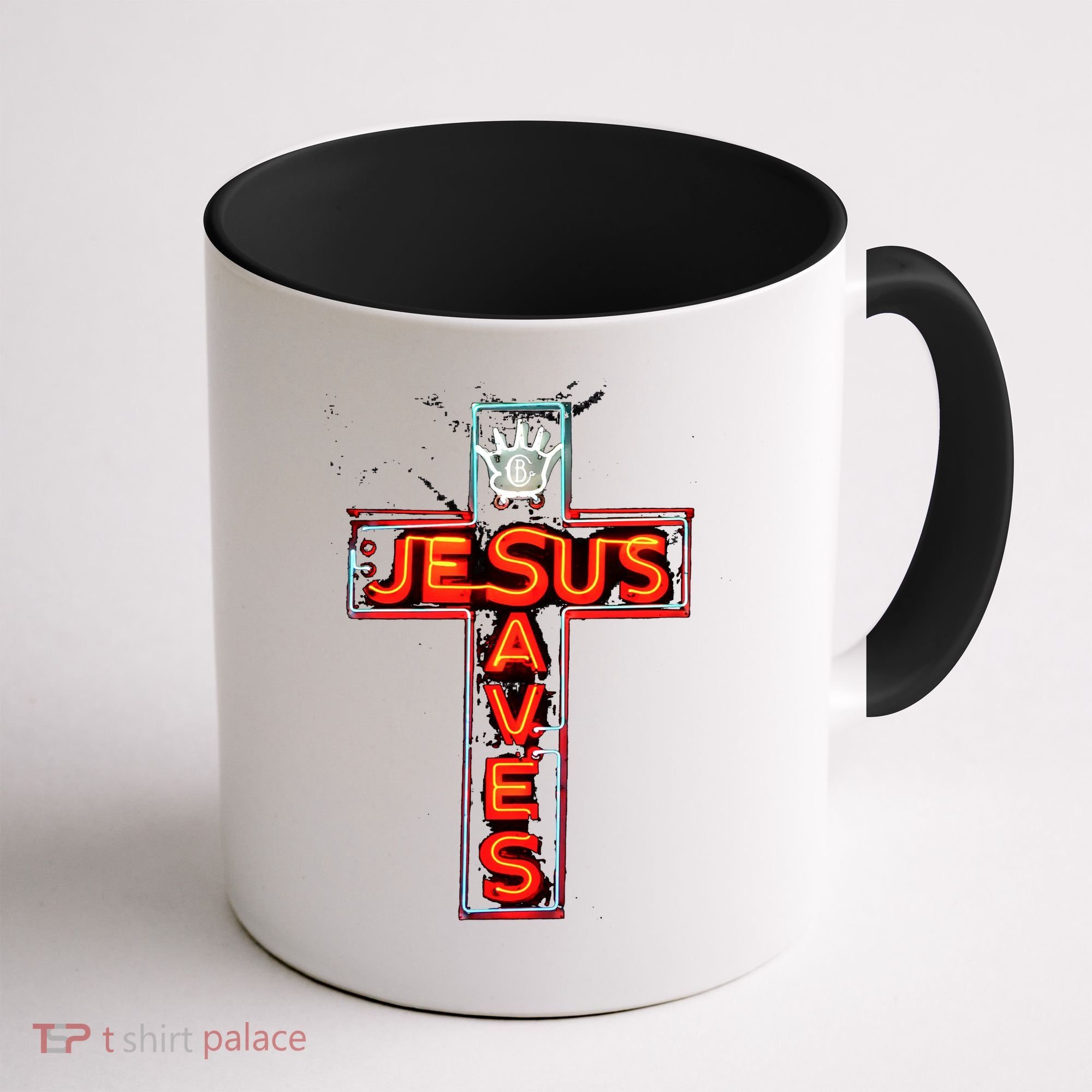 JESUS SAVES Classic Cotton Coffee Mug