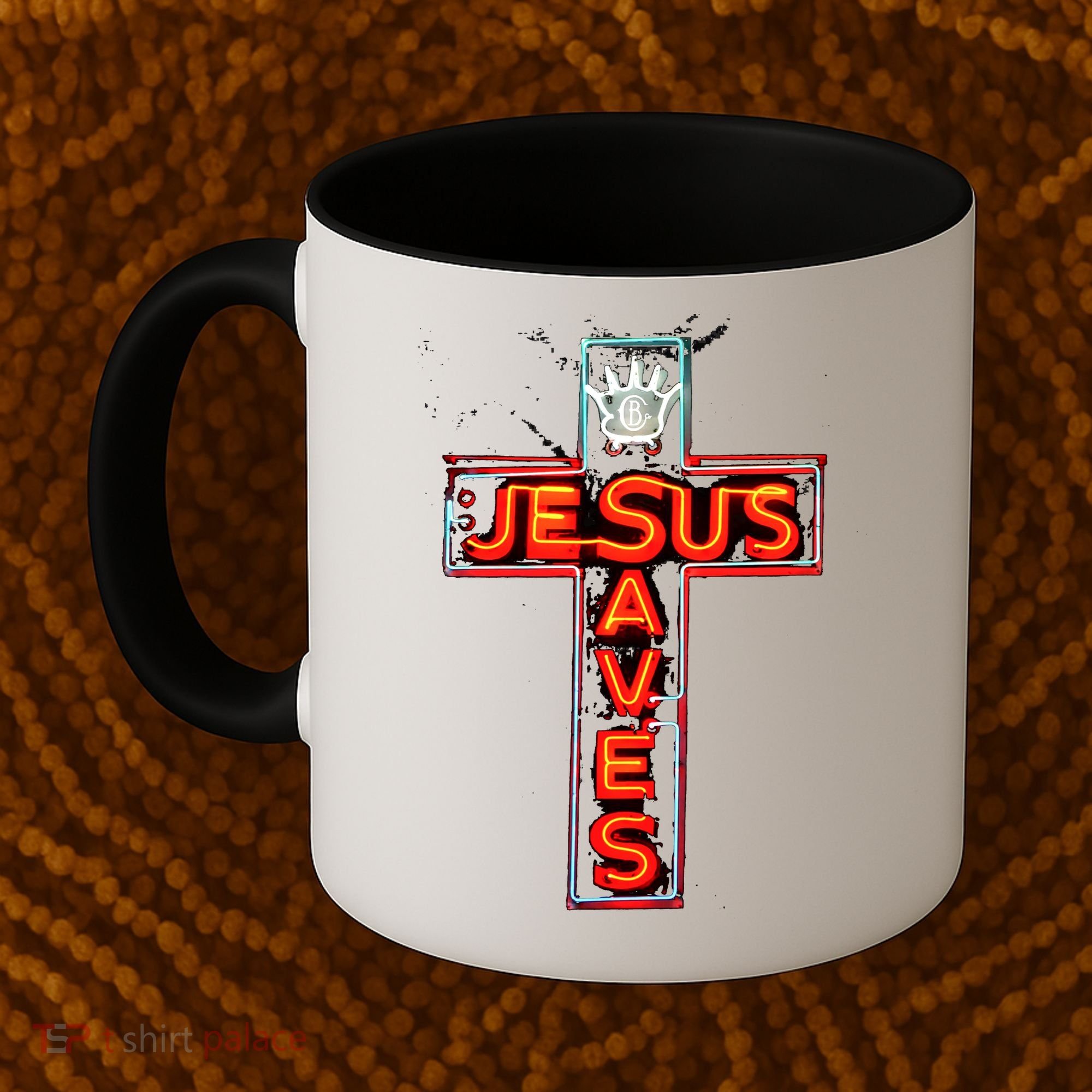 JESUS SAVES Classic Cotton Coffee Mug