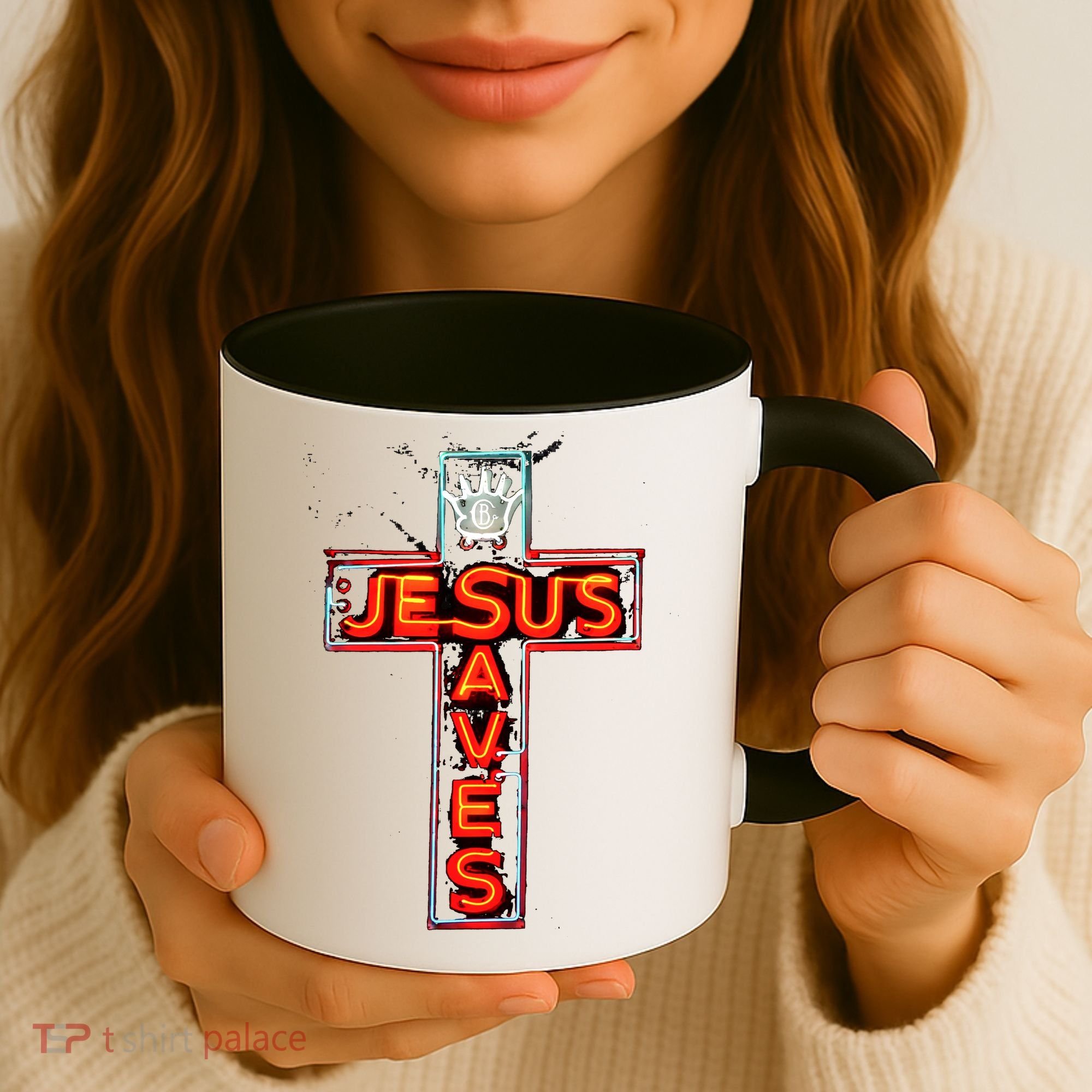 JESUS SAVES Classic Cotton Coffee Mug