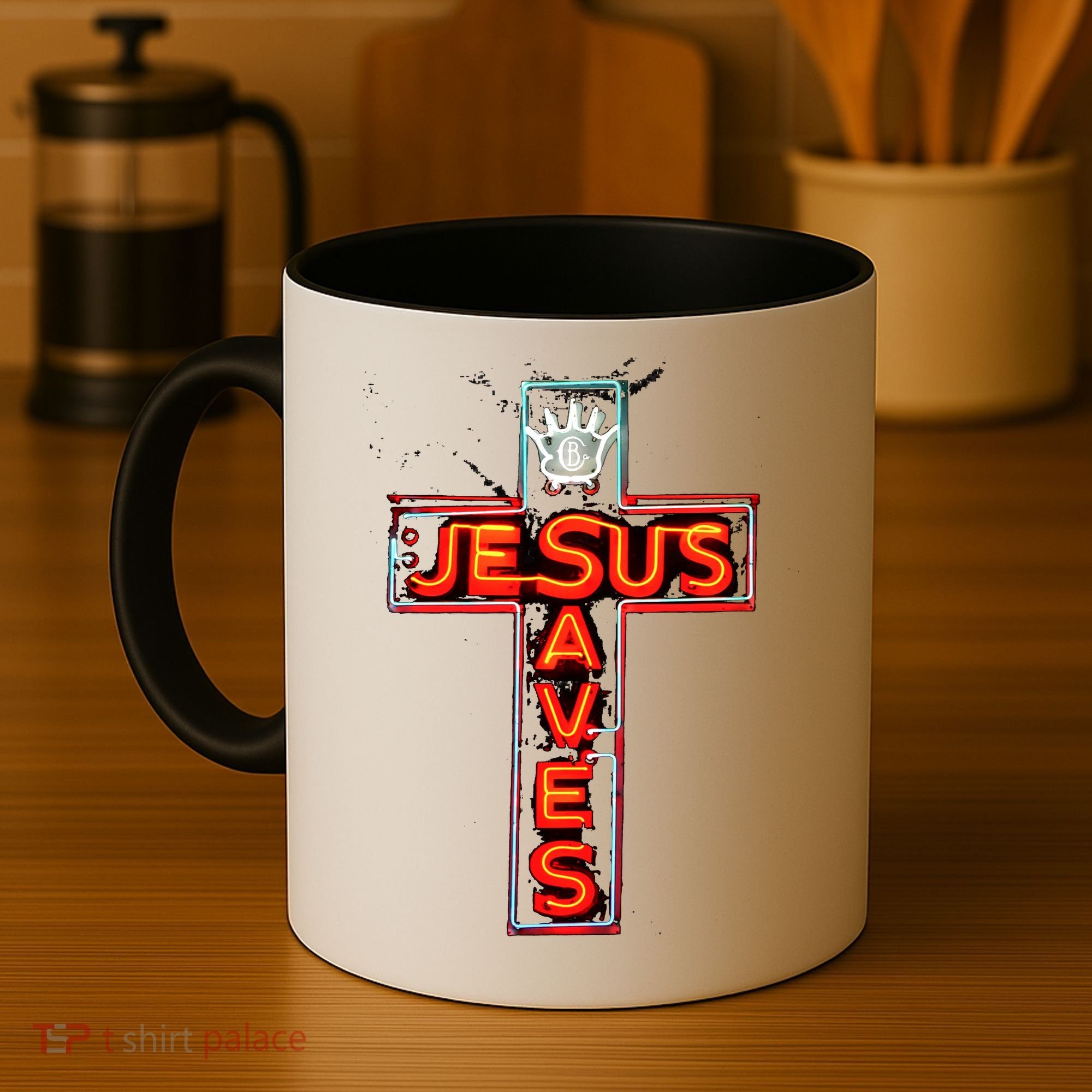 JESUS SAVES Classic Cotton Coffee Mug