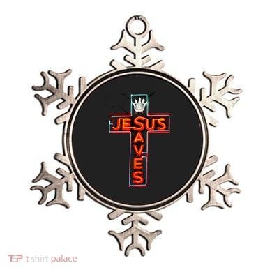JESUS SAVES Classic Cotton Ornament