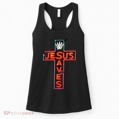 JESUS SAVES Classic Cotton Women's Tank Top