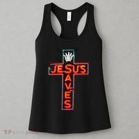 JESUS SAVES Classic Cotton Women's Tank Top thumb 3