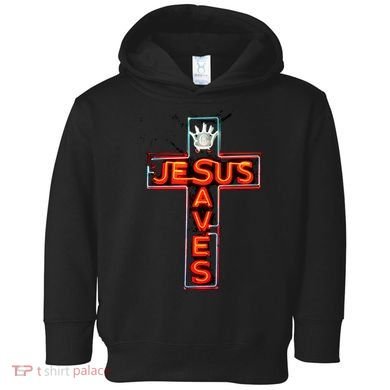 JESUS SAVES Classic Cotton Toddler Hoodie