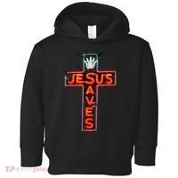 JESUS SAVES Classic Cotton Toddler Hoodie thumb 0