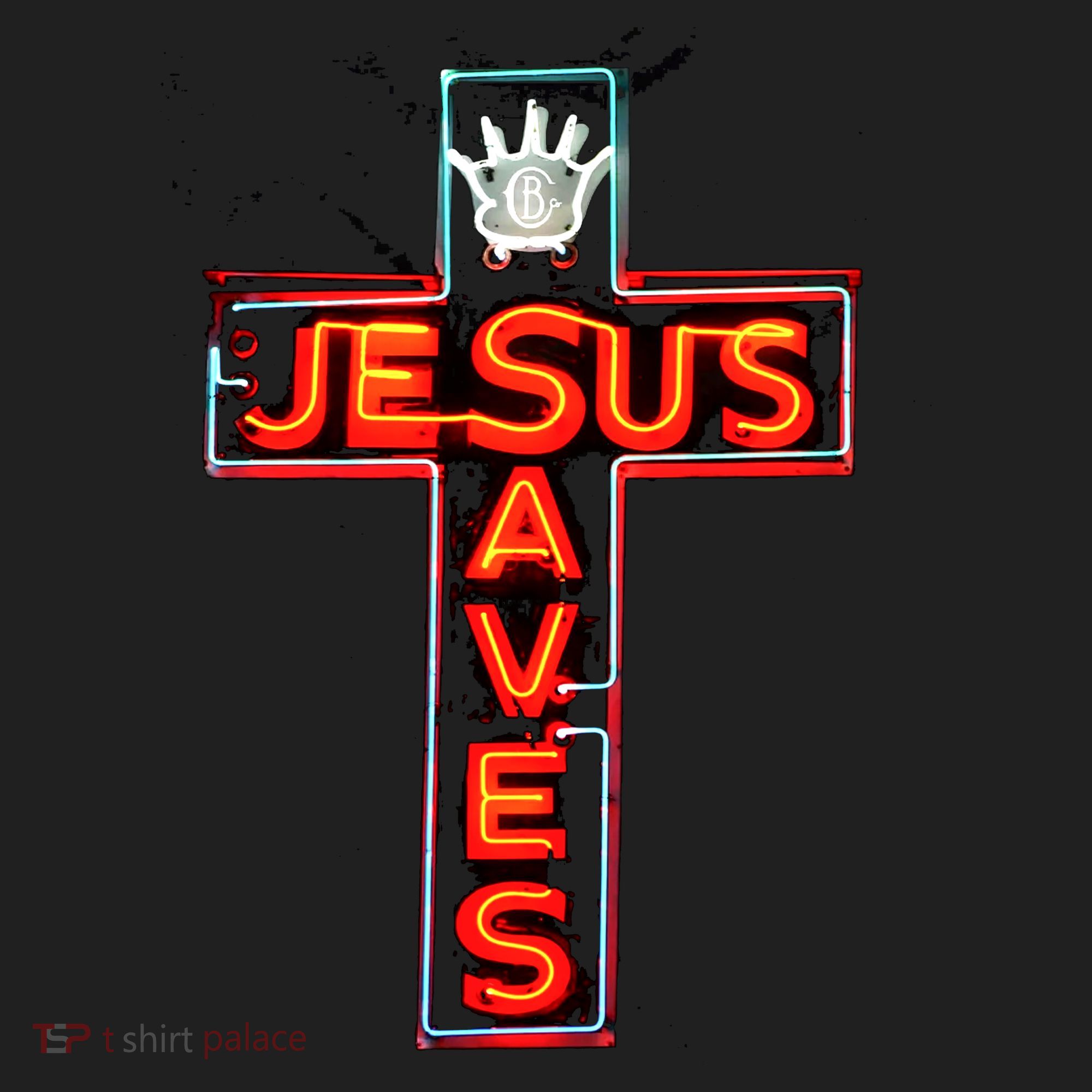 JESUS SAVES Classic Cotton Golf Towel