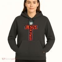 JESUS SAVES Classic Cotton Hoodie thumb 5