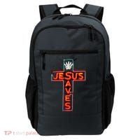 JESUS SAVES Classic Cotton Backpack thumb 0