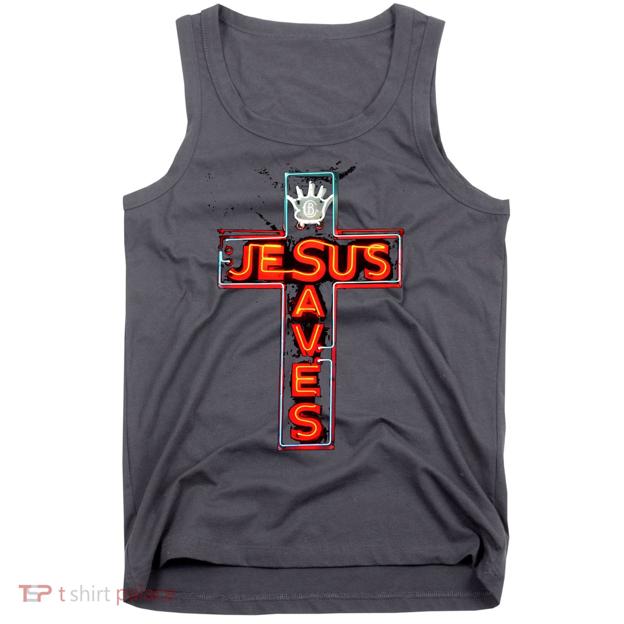 JESUS SAVES Classic Cotton Tank Top