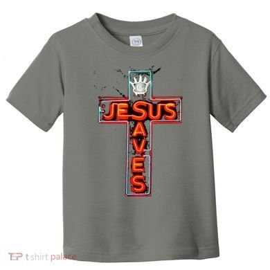 JESUS SAVES Classic Cotton Toddler T-Shirt