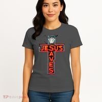 JESUS SAVES Classic Cotton Women's T-Shirt thumb 4