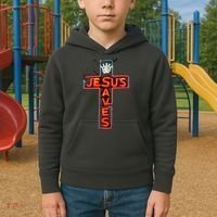 JESUS SAVES Classic Cotton Kids Hoodie thumb 2