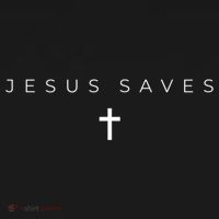 Jesus Saves Cross Subtle Christian Minimal Religious Faith Women's Hoodie thumb 2