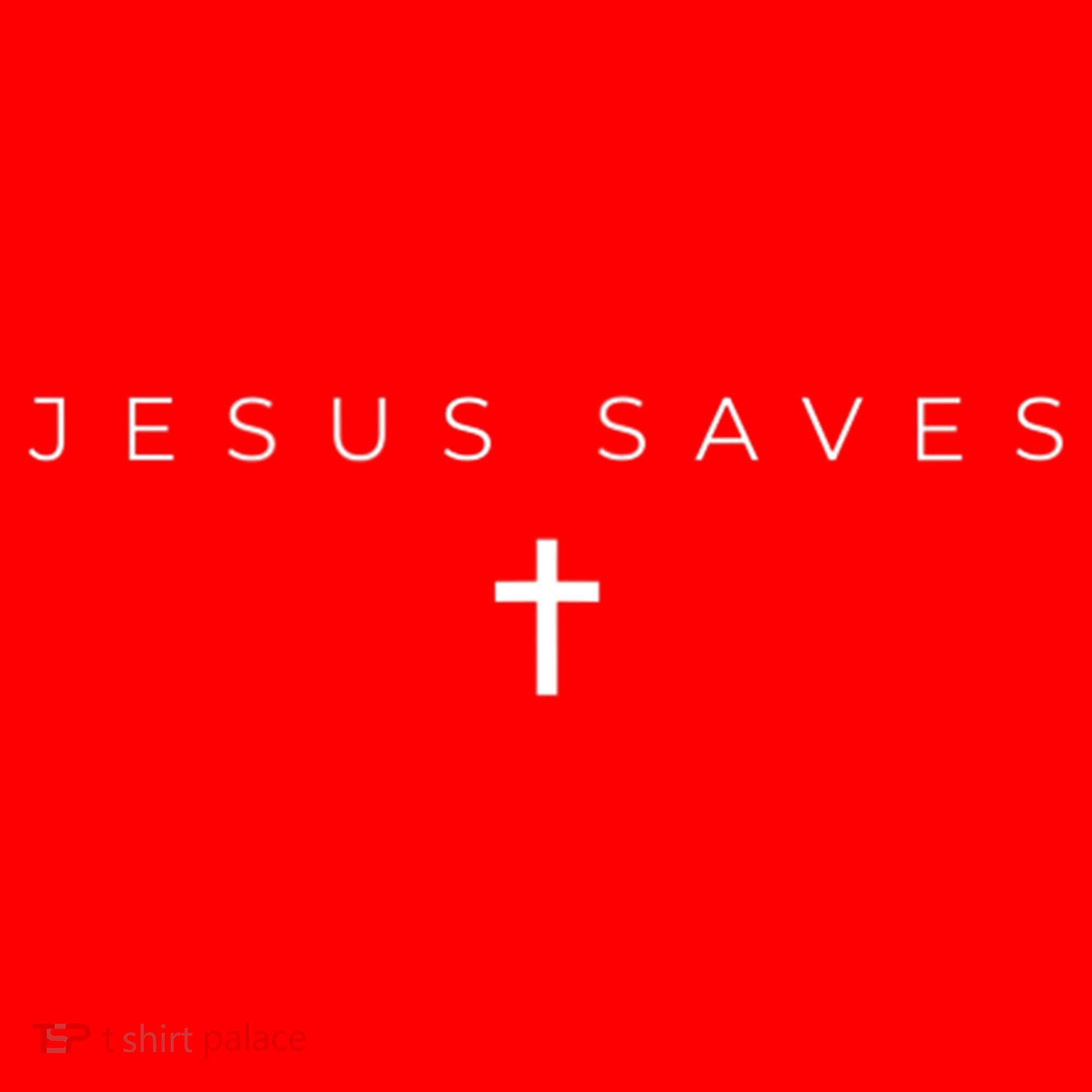 Jesus Saves Cross Subtle Christian Minimal Religious Faith Santa Hat