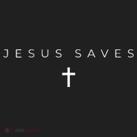 Jesus Saves Cross Subtle Christian Minimal Religious Faith Beanie thumb 2