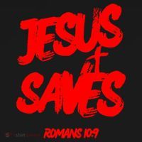 Jesus Saves Christian Faith Bold Red Letters And Cross Cute Premium Women's Tank Top thumb 5