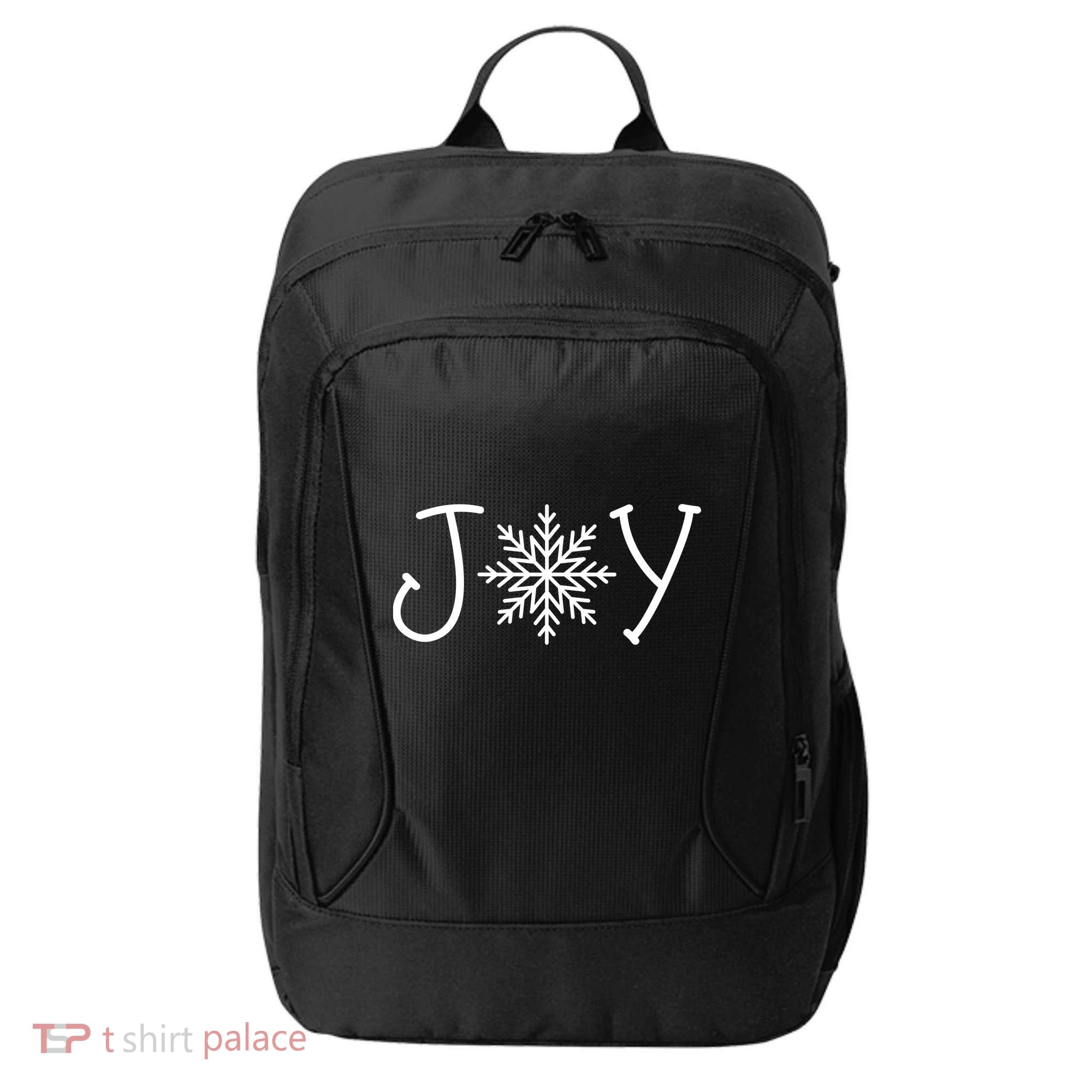 Joy Snowflake Christmas City Backpack