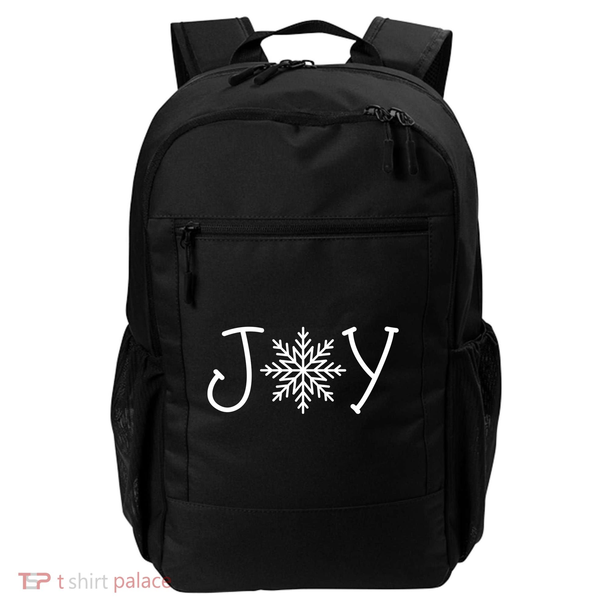 Joy Snowflake Christmas Backpack