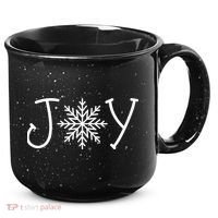 Joy Snowflake Christmas 15oz Campfire Ceramic Mug thumb 0