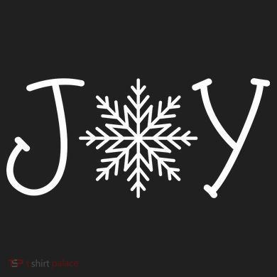 Joy Snowflake Christmas Beanie