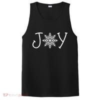 Joy Snowflake Christmas PosiCharge Competitor Tank thumb 0