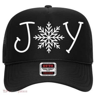 Joy Snowflake Christmas Hat