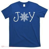 Joy Snowflake Christmas T-Shirt thumb 0