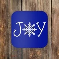 Joy Snowflake Christmas Coaster thumb 0