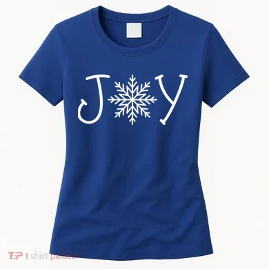 Joy Snowflake Christmas Women's T-Shirt