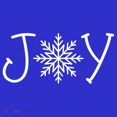 Joy Snowflake Christmas Women's T-Shirt