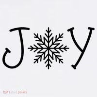 Joy Snowflake Christmas Comfort Colors Garment-Dyed Hooded Sweatshirt thumb 2