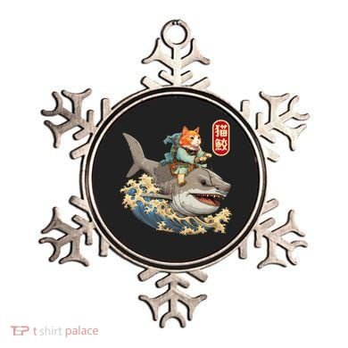 Japanese Samurai Cat Shark Ninja Cat Tattoo Kitten Ornament