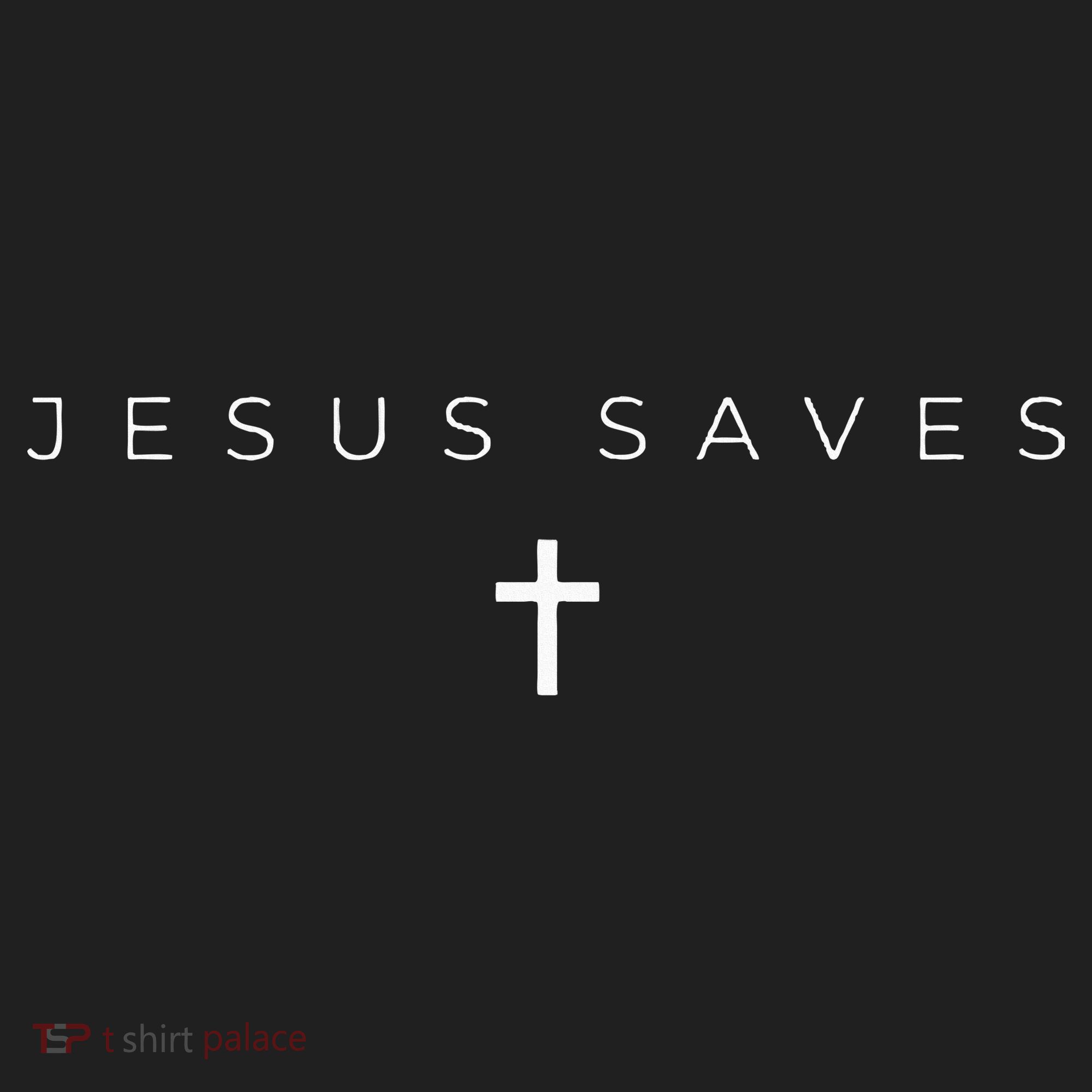 Jesus Saves Cross Subtle Christian Minimal Religious Faith Golf Towel