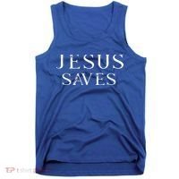 Jesus Saves Christian Jesus Yeshua Tank Top thumb 0