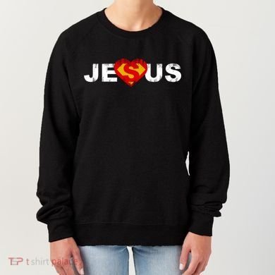 Jesus Superhero Christianity Women's Sweatshirt