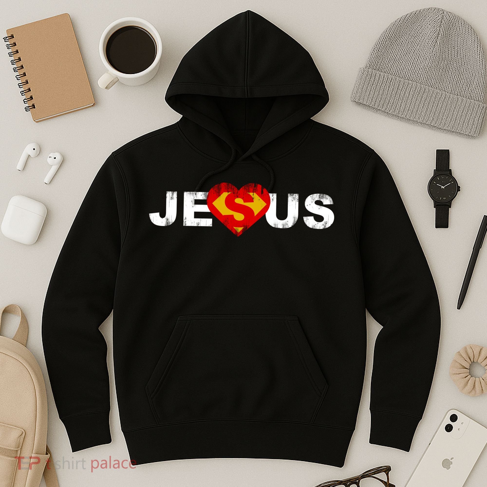 Jesus Superhero Christianity Hoodie